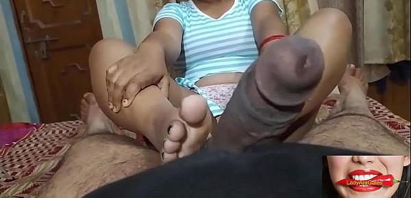  My First Time Giving A Footjob